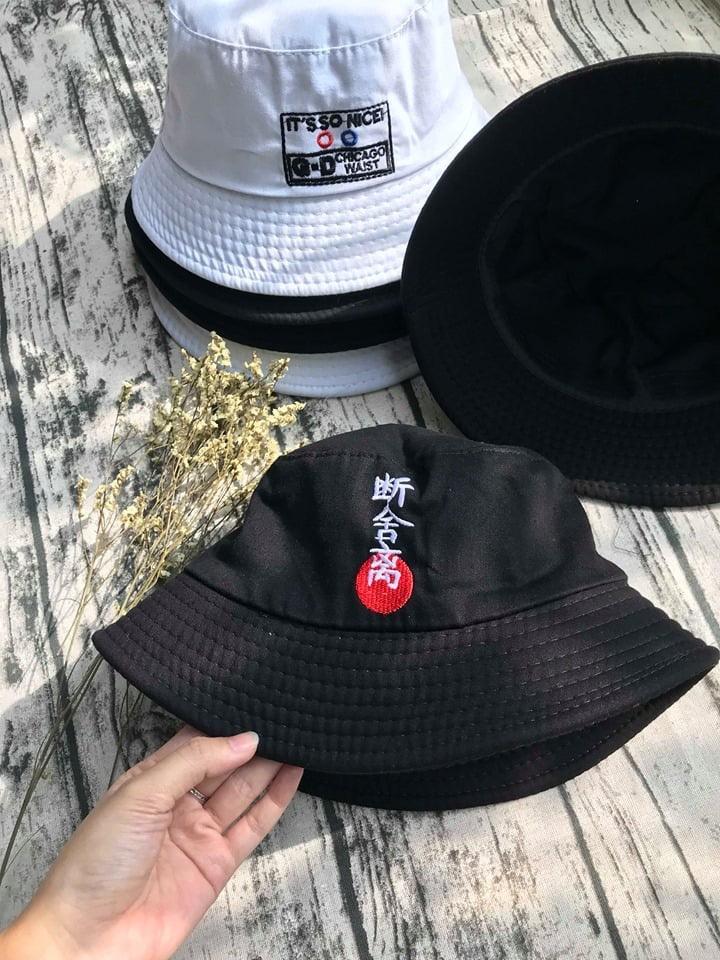 MŨ BUCBET, NÓN BUCKET CHỮ TÀU NAM NỮ, NÓN TAI BÈO HÀN QUỐC