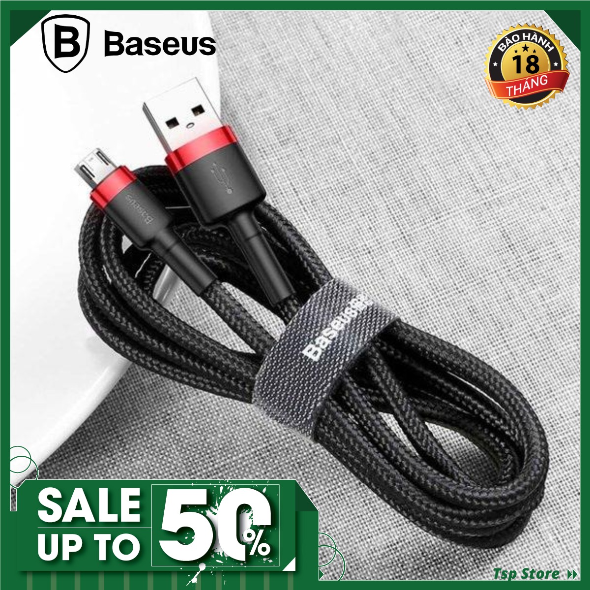 Cáp Baseus  Cafule Micro USB Cho Smartphone Android 2.4A