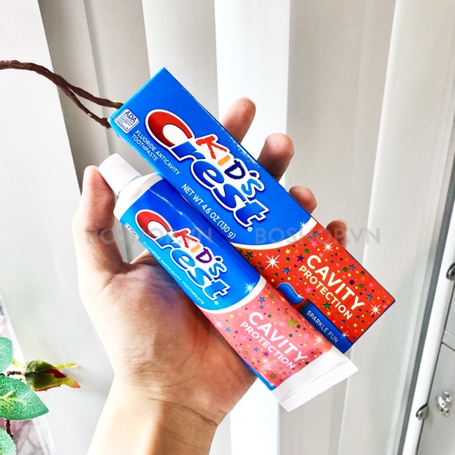 Kem Đánh Răng Crest Kids Cavity Protection MỸ An Toàn Cho Bé 130g - Wincy Mart