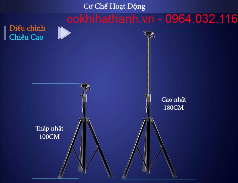 GIÁ ĐỠ LOA 3 CHÂN (2 CHIẾC) HÀNG SIÊU DÀY
