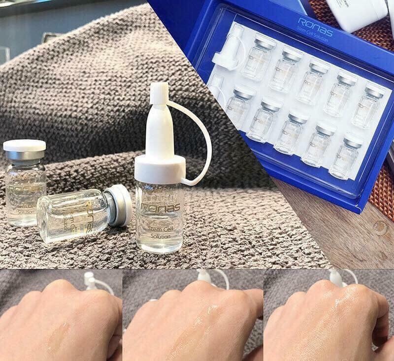 [HCM]5 ỐNG TBG RONAS Stem Cell Solution - CHUYÊN CẤP ẨM LÀM MỀM MƯỚT DA