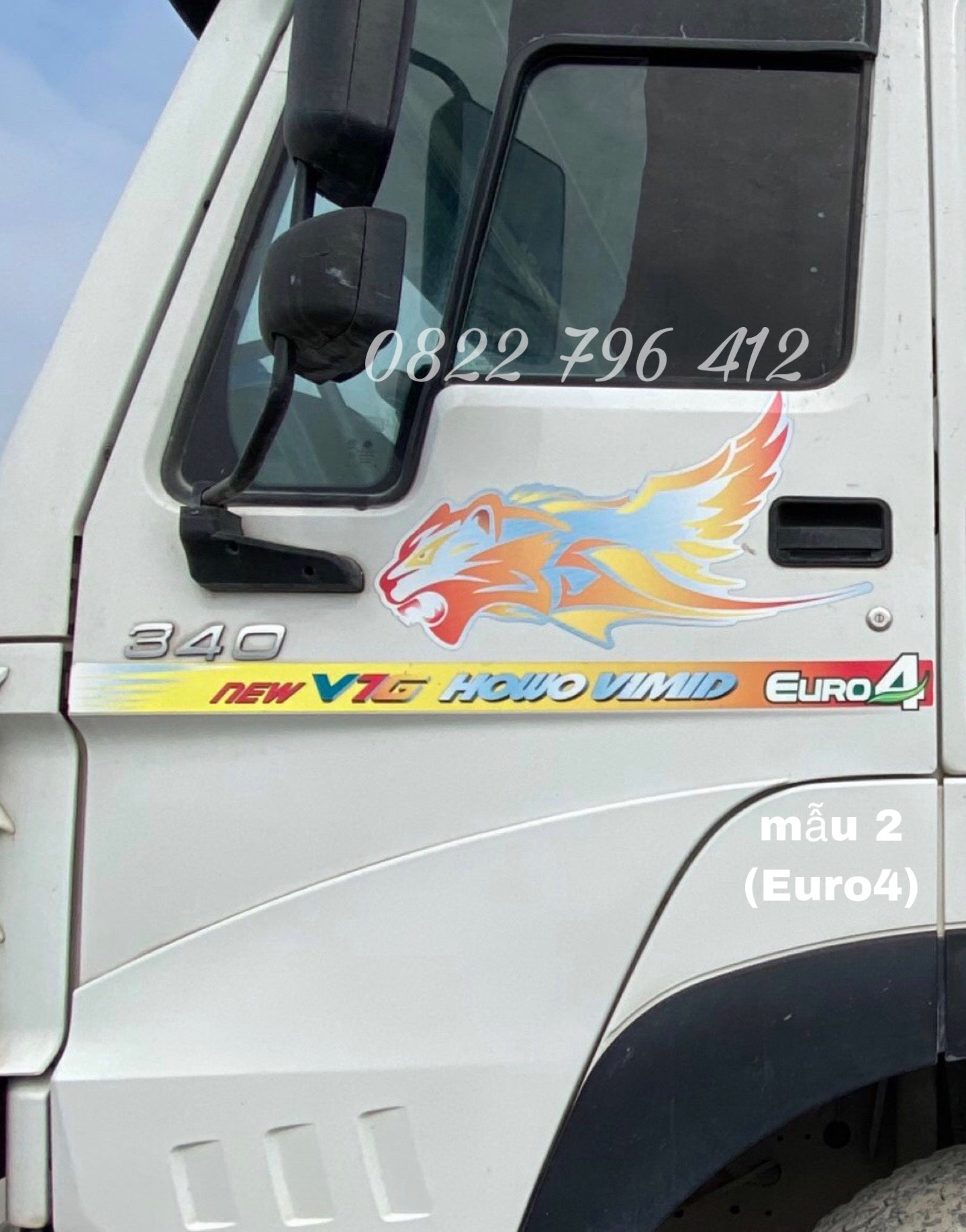 Tem dán xe Howo cao cấp