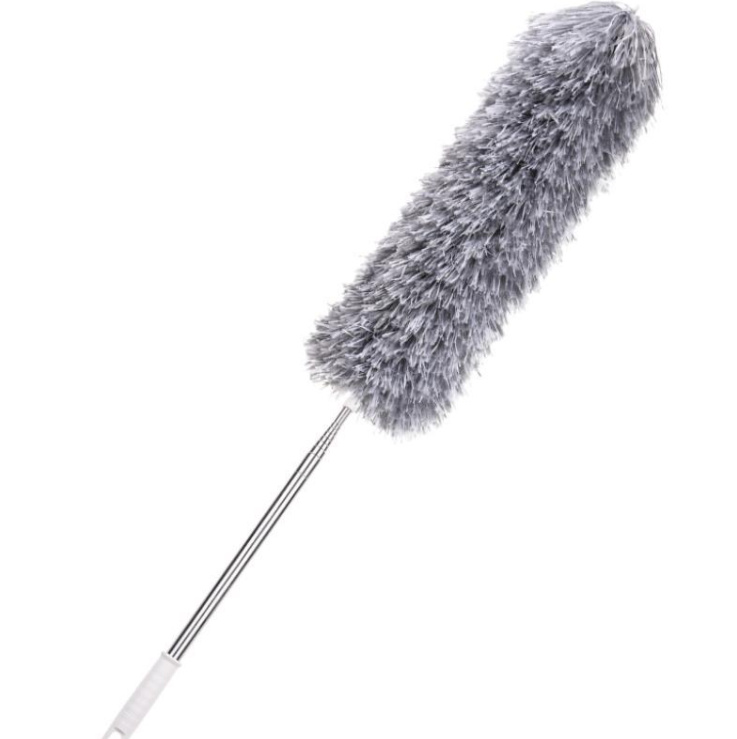 [HCM]Cây Chổi Lông Quét Bụi Inox Cán Dài Cao Cấp