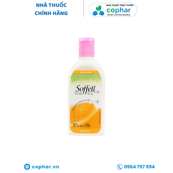 Kem chống muỗi SOFFELL chai 60ml