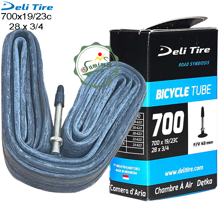 Ruột DELI 700x19-23c van nhỏ (Hạt gạo)