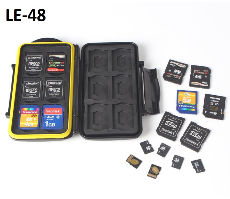 HỘP ĐỰNG THẺ NHỚ BACKPACKER LE-48 ĐỰNG 12SD, 12 MICRO