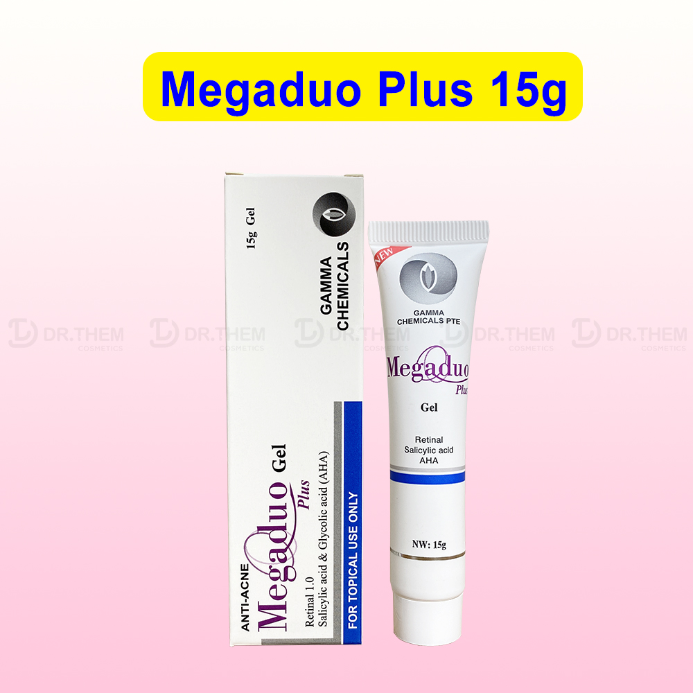 Megaduo Gel/Plus 15g/30g - GamMa, Giúp Giảm Mụn Mụn Ẩn, Thâm, Đầu Đen - Dr Thêm