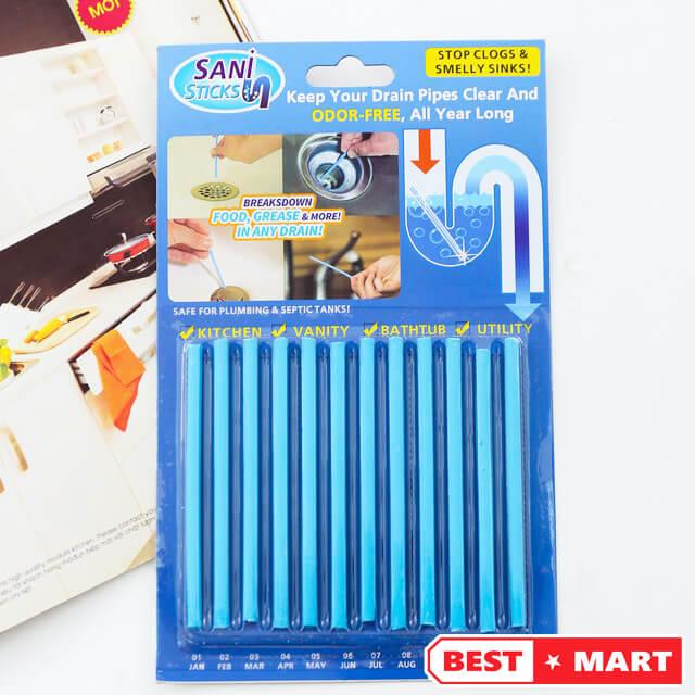 [HCM]Bộ 12 que thông tắc cống  bồn rửa bát