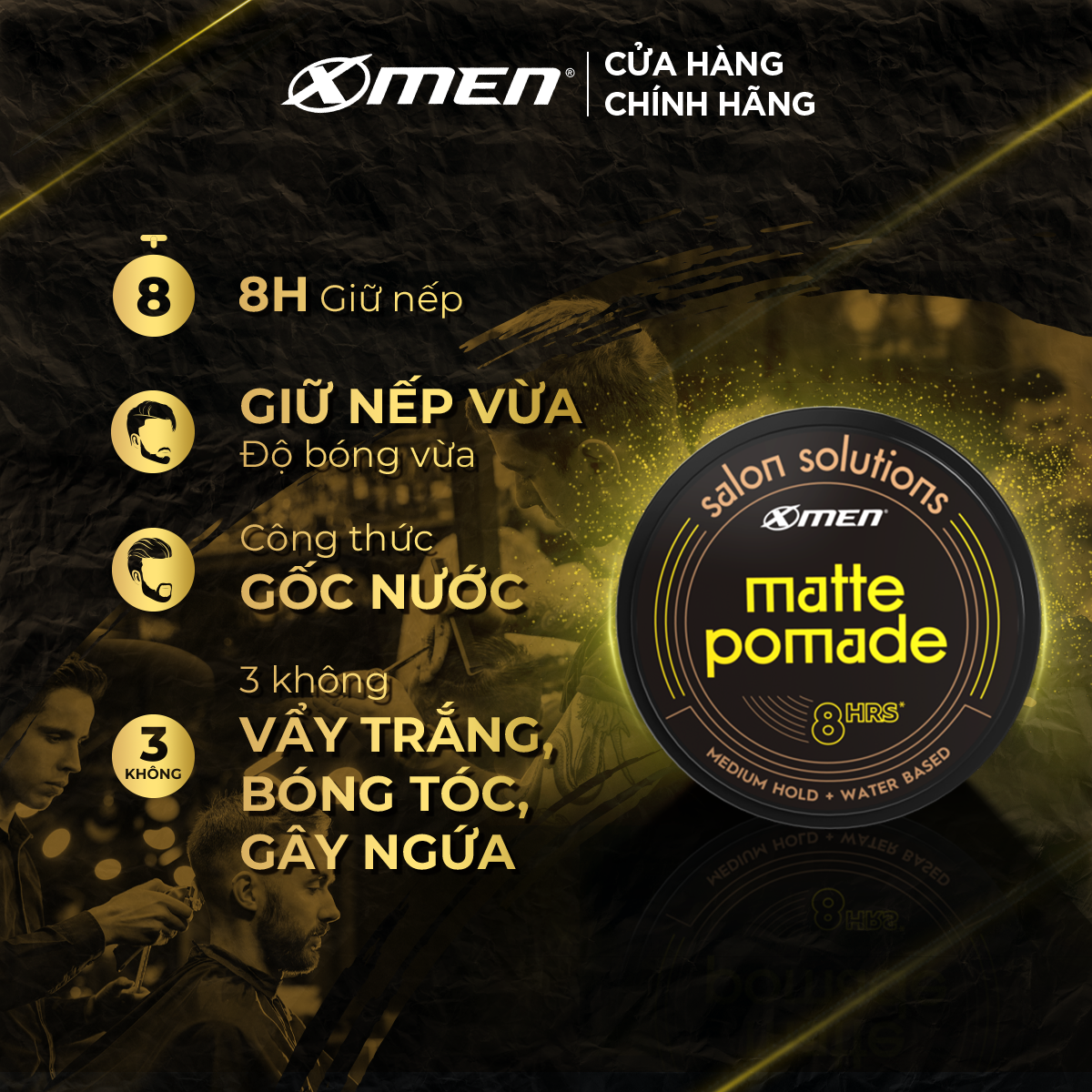Matte Pomade Xmen Salon Solutions 70g