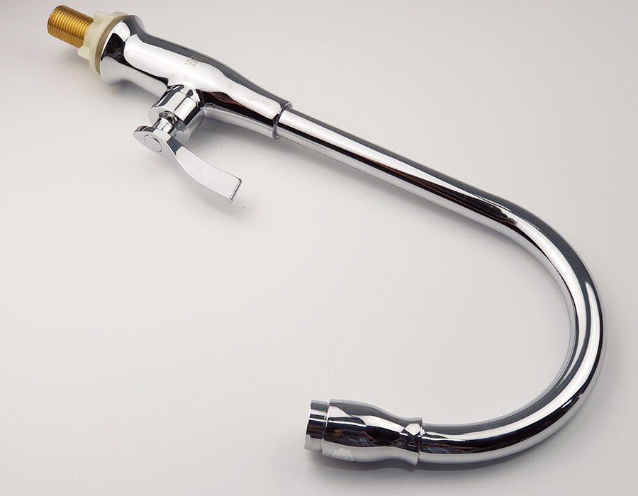 (Có Video) Vòi rửa chén lạnh Đồng mạ Chrome Eurolife EL-RC06 (Trắng bạc)