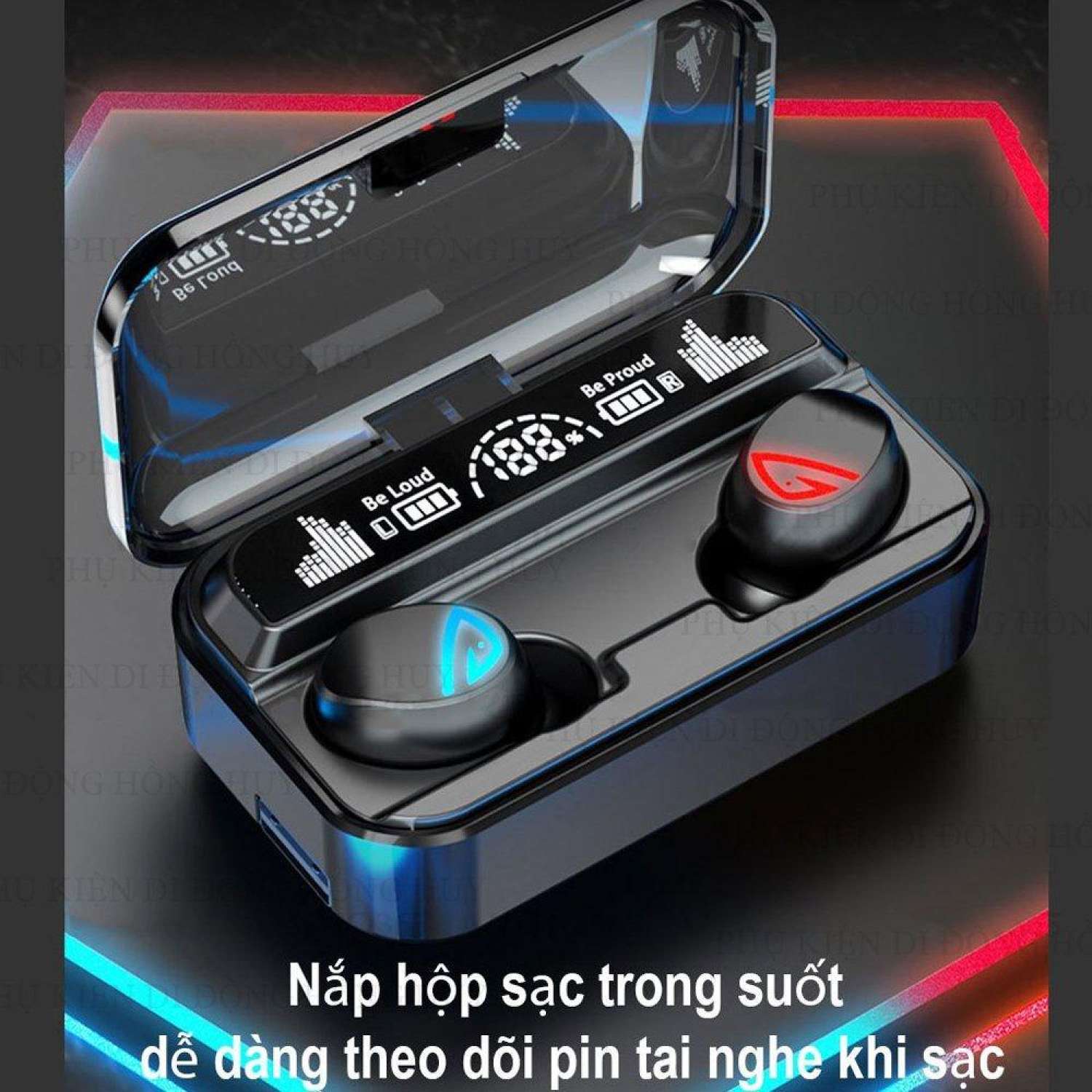 Tai nghe Bluetooth S10 Pro Kiêm Sạc dự phòng