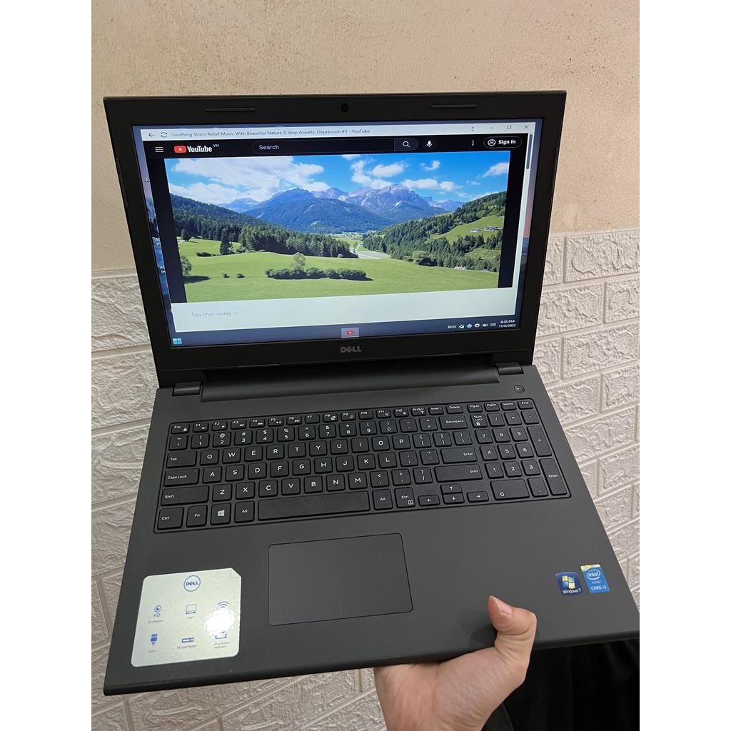 Laptop Đồ Hoạ , Game Dell 3543 Màn Hình To Core i5/Ram 8Gb/Ổ SSD 256Gb Cạc Rời 2Gb Máy Đẹp Keng