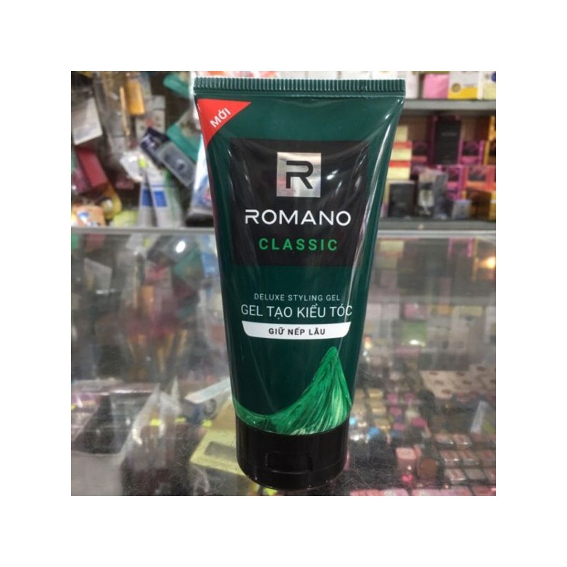 [HCM]Gel Vuốt Giữ Tóc Cứng Vừa Romano Classic 150g