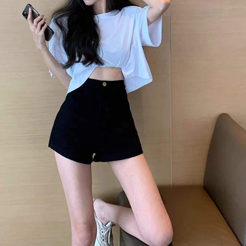[HCM]Quần short kaki không túi form tôn dáng nữ