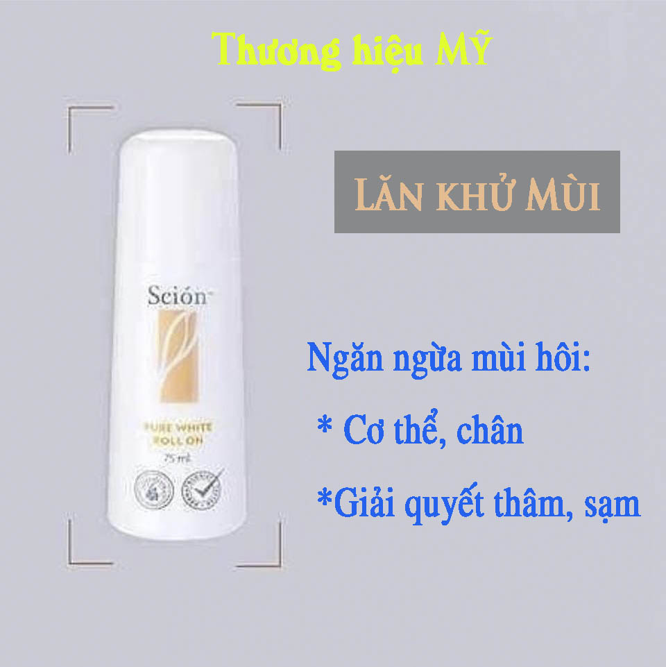 Lăn khử mùi scion pure white roll on nuskin 75ml