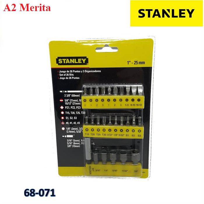 29 chi tiết Bộ đầu vít Stanley 68-071-23