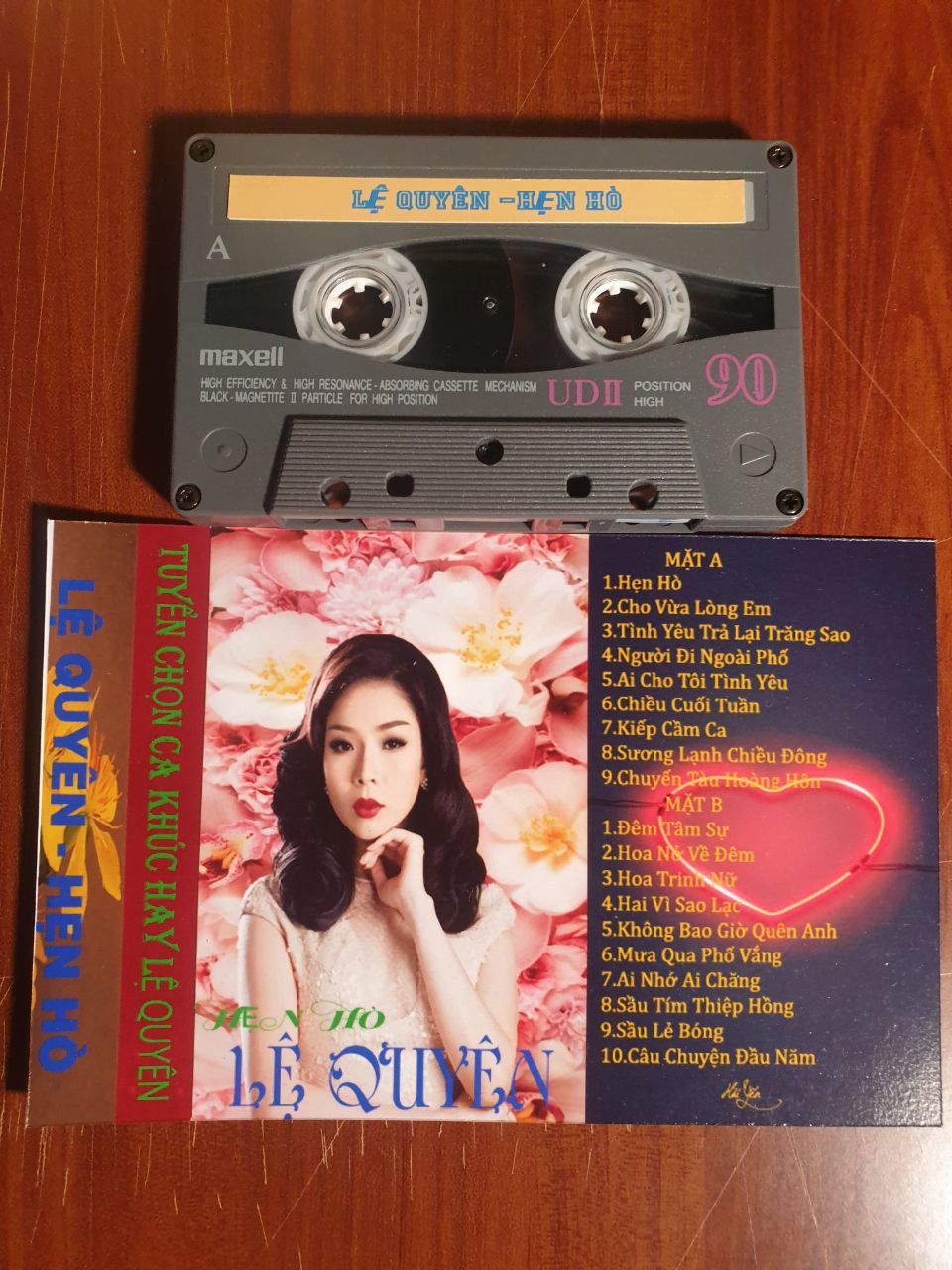 BĂNG CASSETTE LỆ QUYÊN HẸN HÒ