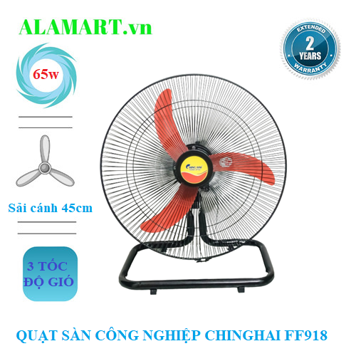 [HCM]Quạt Sàn Công Nghiệp ChingHai FF918