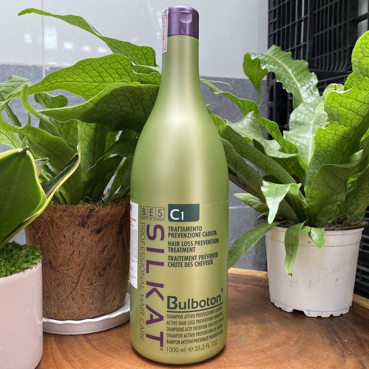 Dầu gội chống rụng tóc Bes Hergen C1 Bulboton Shampoo 1000ml