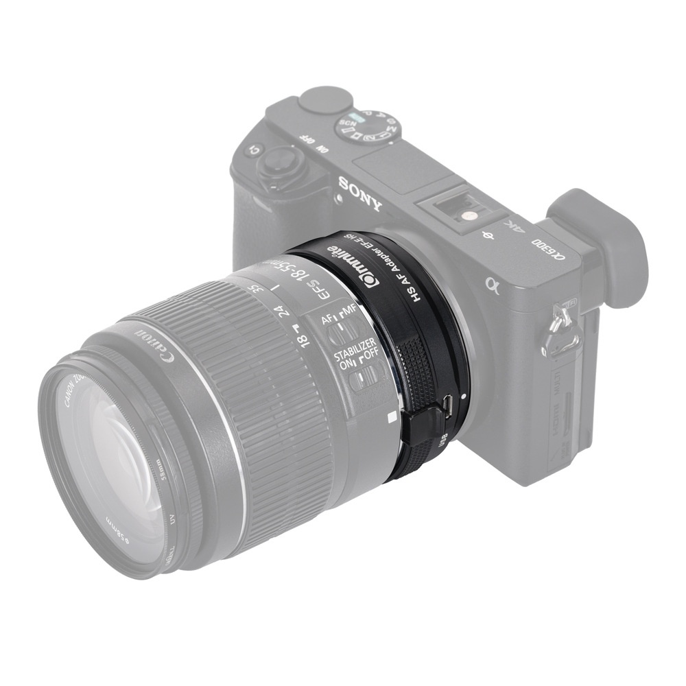 [HCM]Ngàm chuyển Commlite HS Canon - Sony E