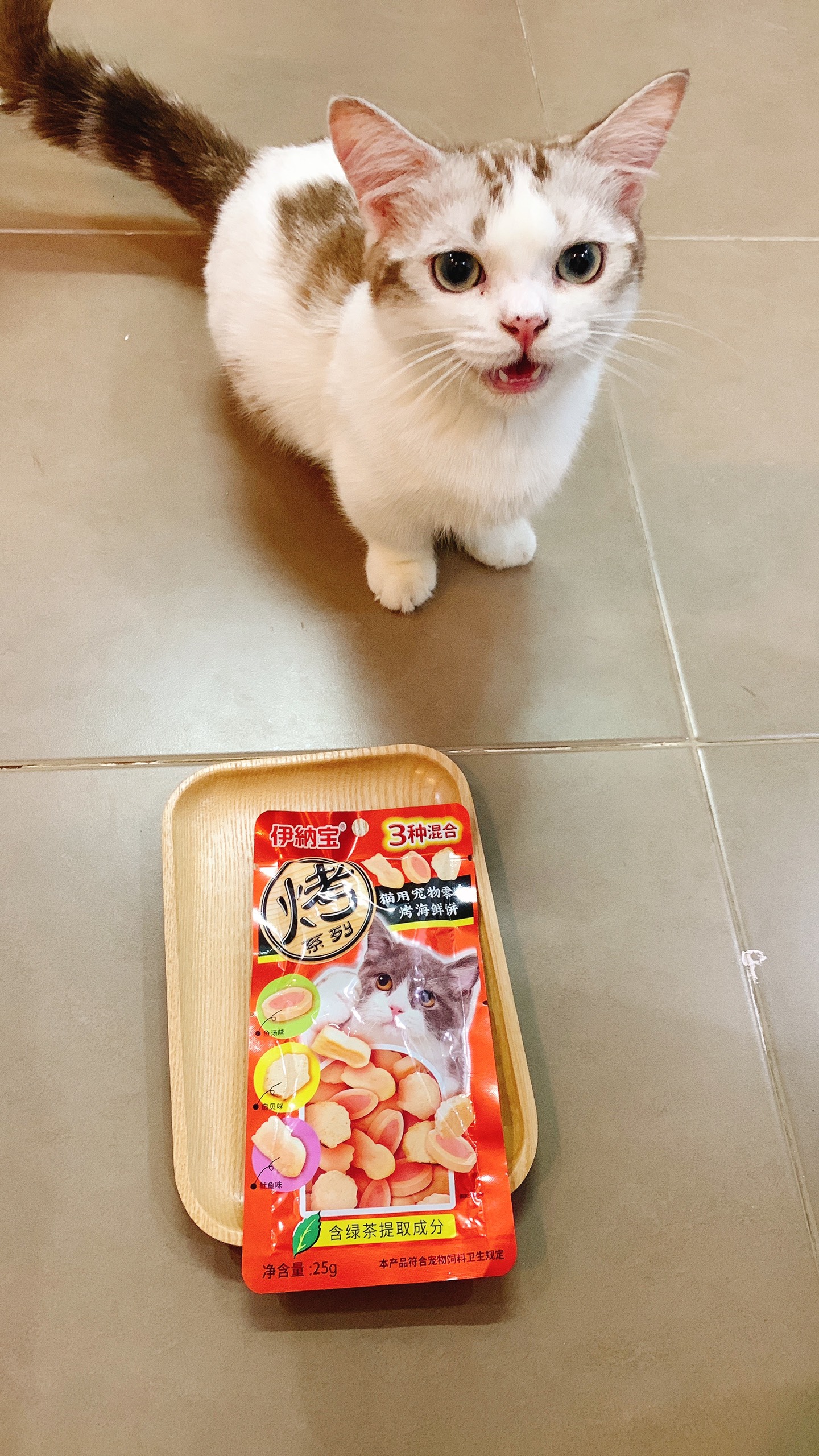 Bánh Thưởng Cho Mèo INABA Gói 25gr