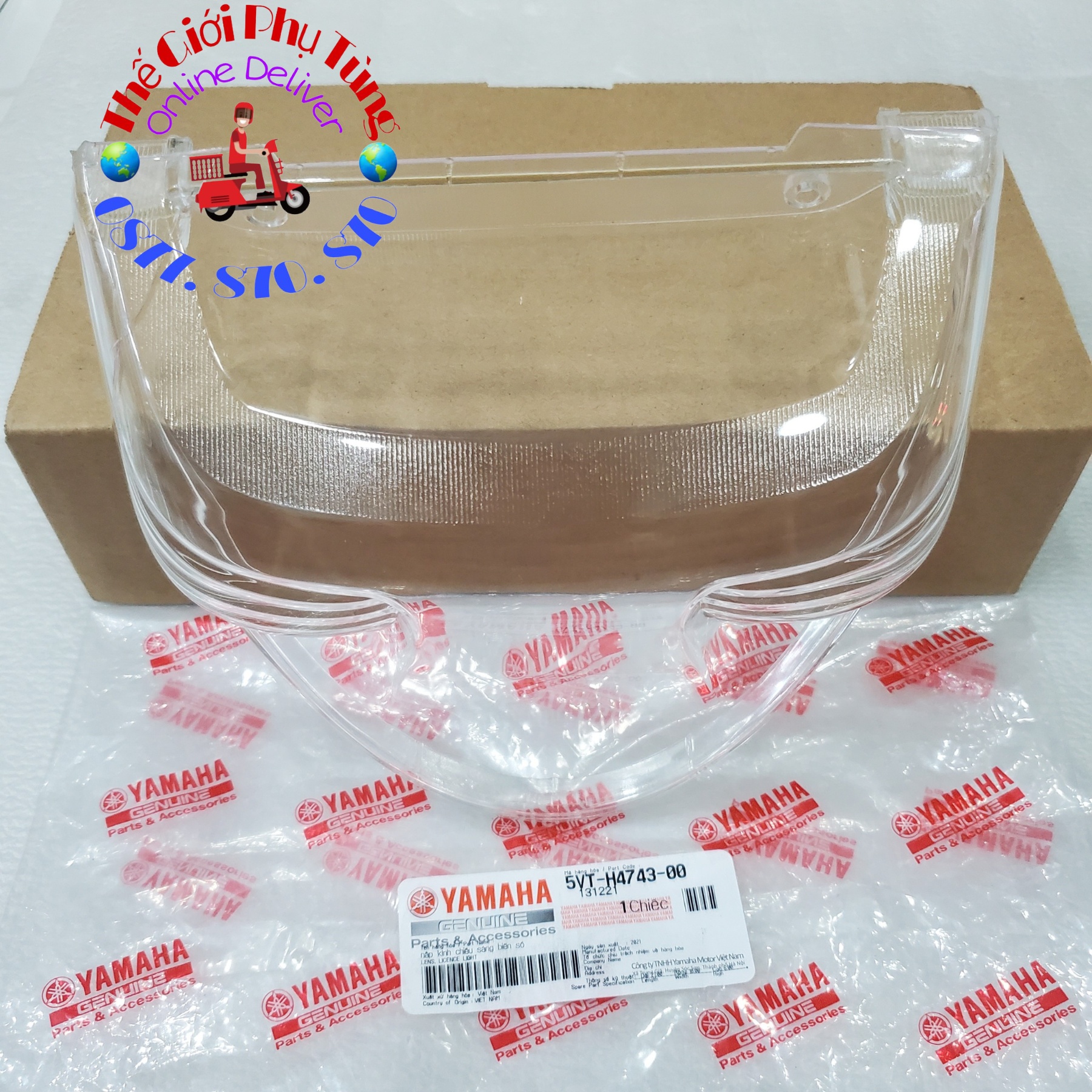 Mica - nắp chụp đèn hậu jupiter v zin yamaha vn - 5vt-h4743-00
