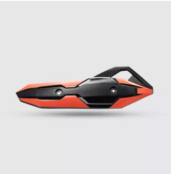 Che ốp pô bảo vệ trang trí xe honda air blade 2016- 2018 - màu cam