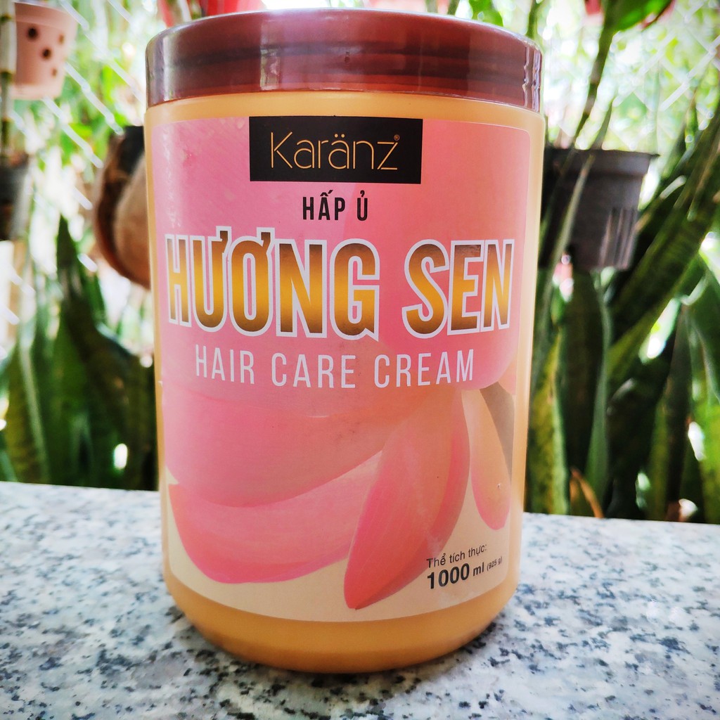 Hấp ủ mềm mượt Hương Sen Karanz 1000ml