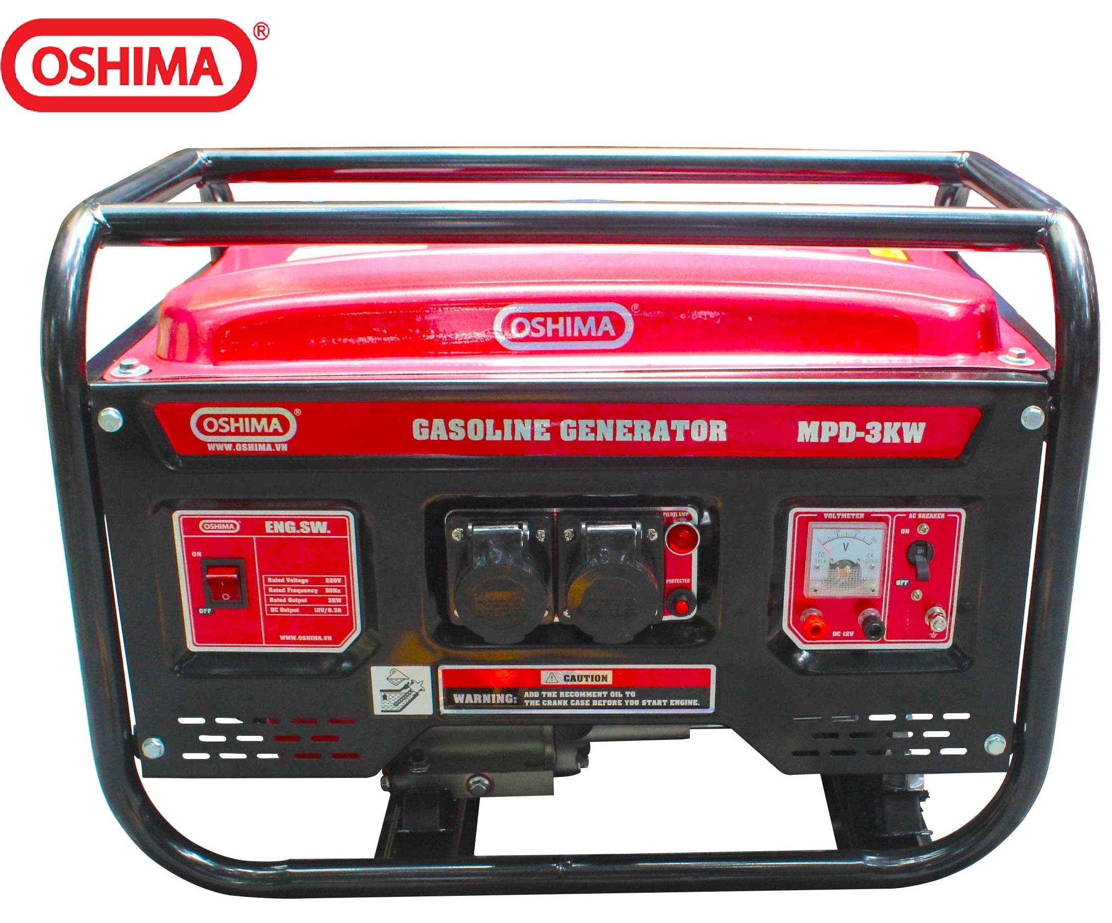 Máy Phát Điện Chạy Xăng OSHIMA MPD 3kw