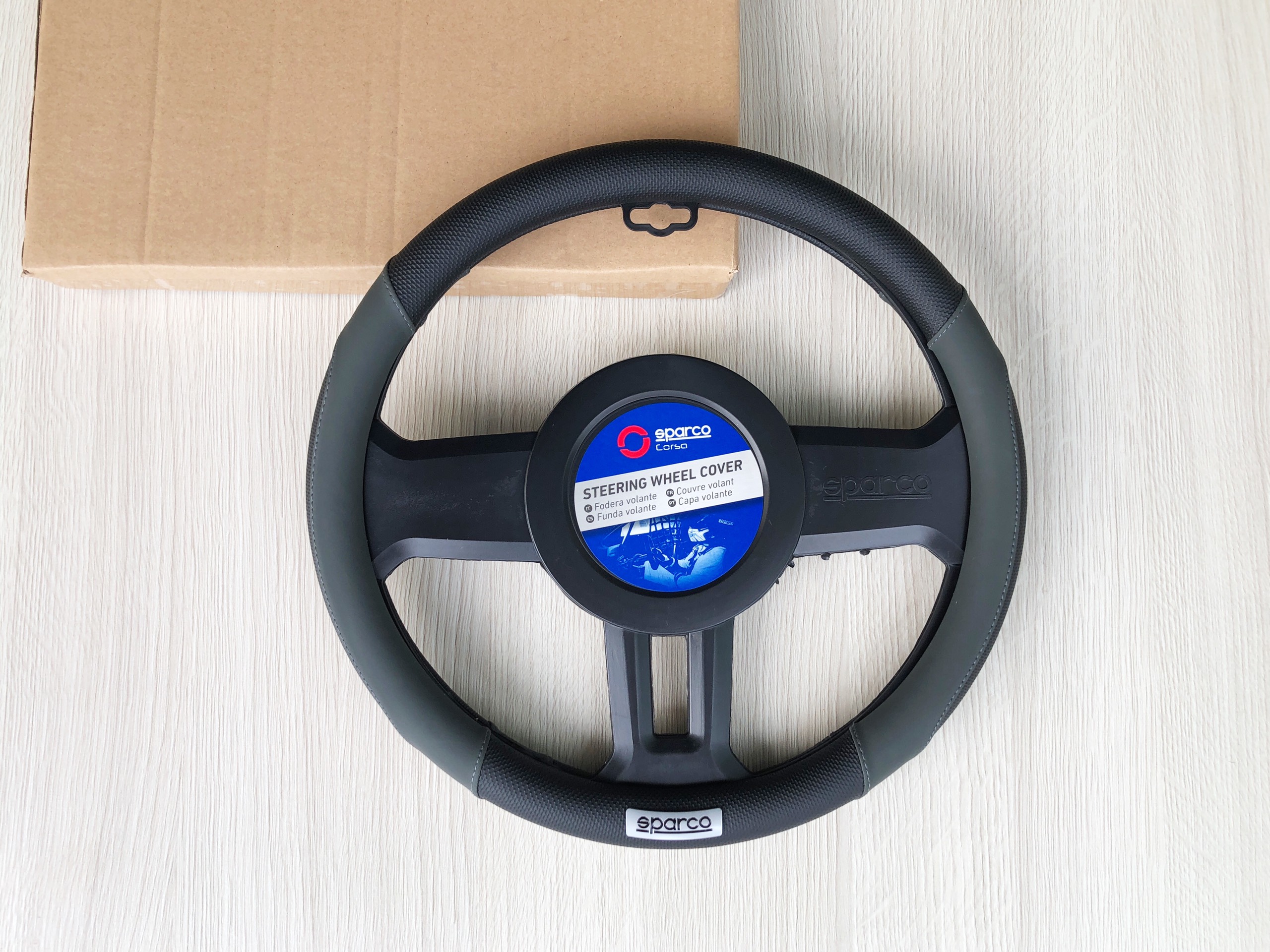 [HCM]Bọc vô lăng Sparco Corsa (SPC1113GR)