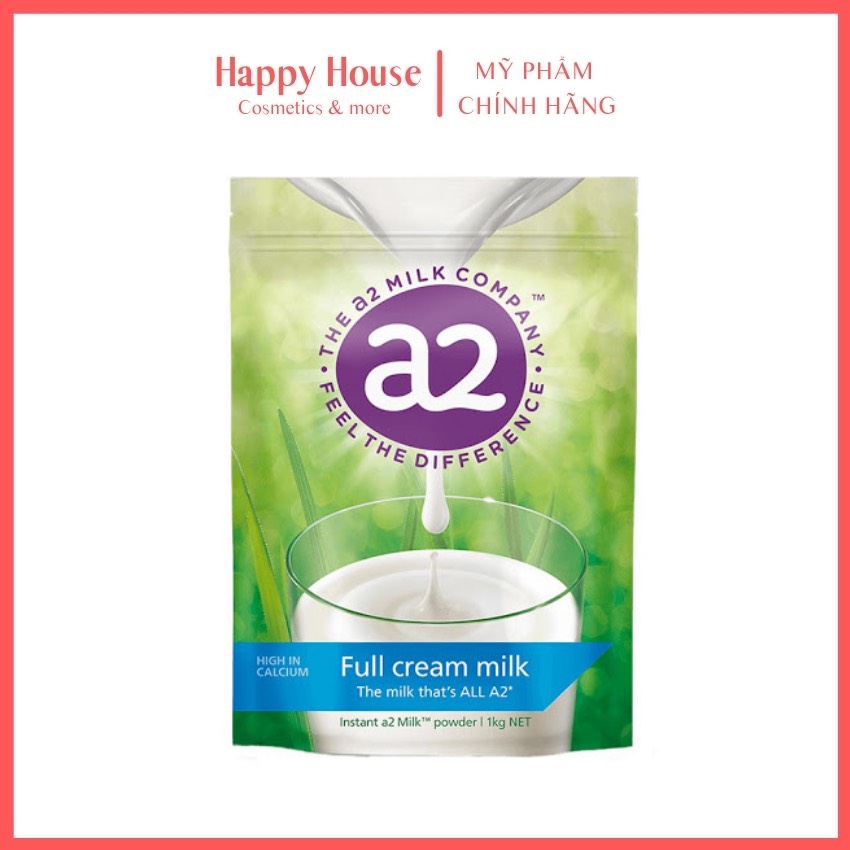 Sữa bột a2 nguyên kem 1kg úc- Happy House