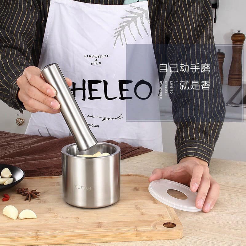 Bộ chày cối inox 304