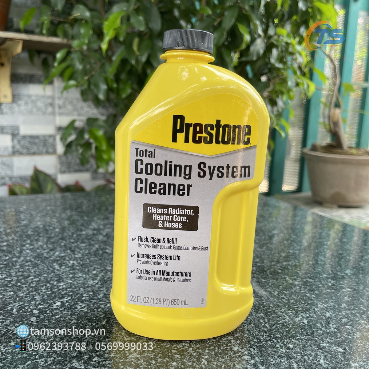Dung Dịch Làm Sạch Két Nước Prestone Radiator Flush Cleaner 650ml