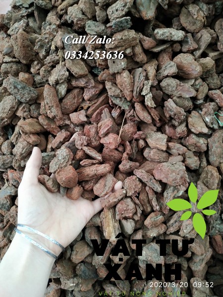 1kg vỏ thông trồng lan các size 3-4cm, vỏ thông vụn, vỏ thông size 1-2 cm