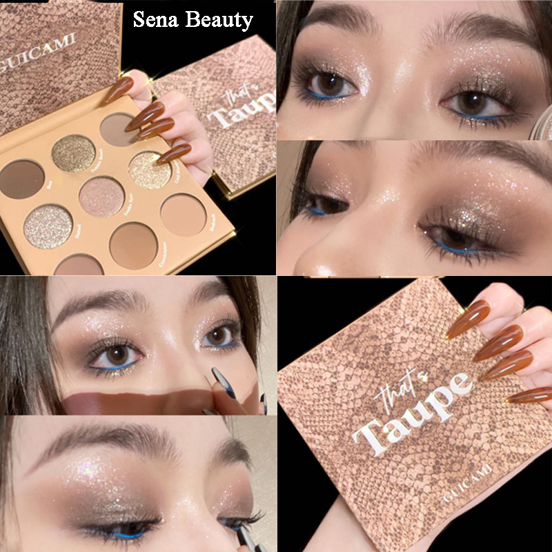 Bảng Phấn Mắt 9 Ô Guicami That's Taupe