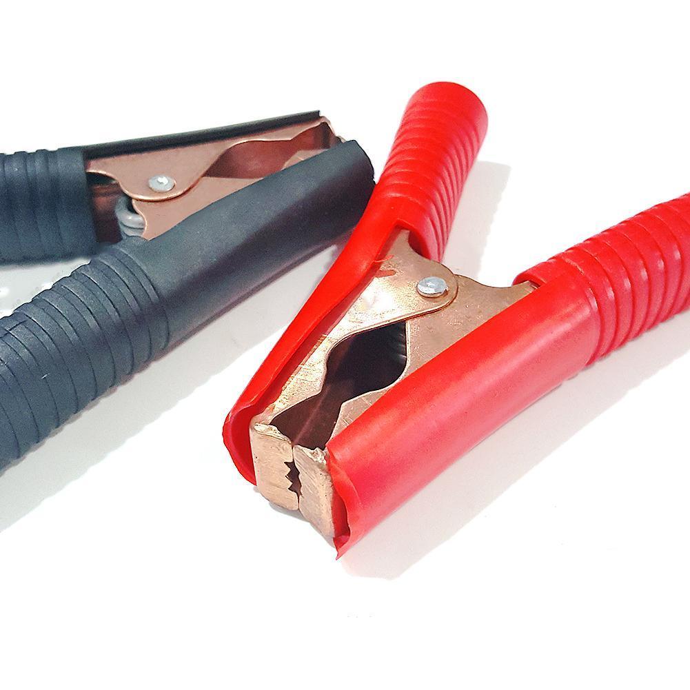 Bộ 4 đầu kẹp bình ắc quy 100A (đỏ + đen) - Kẹp cá sấu