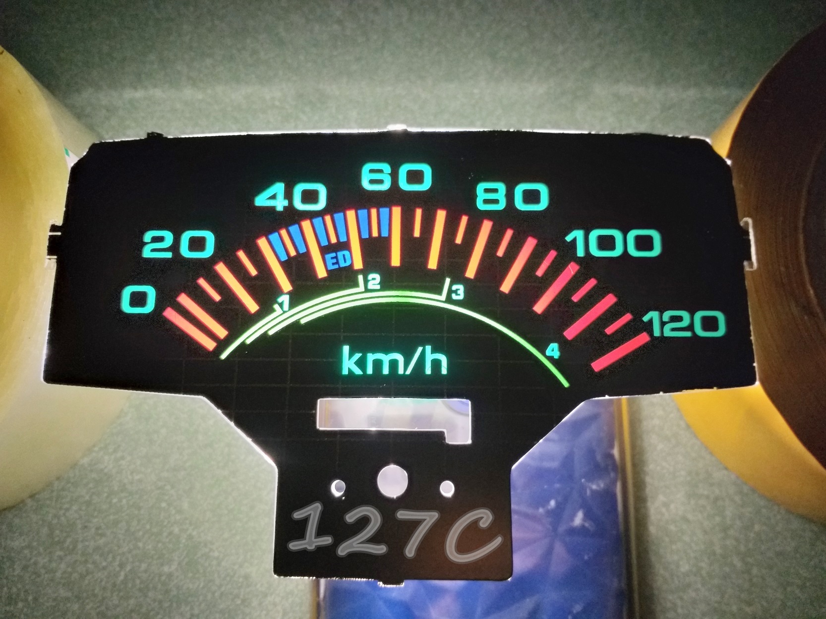 [HCM] Đồng hồ Win 100 (Logo Honda / Mặt số phản quang)