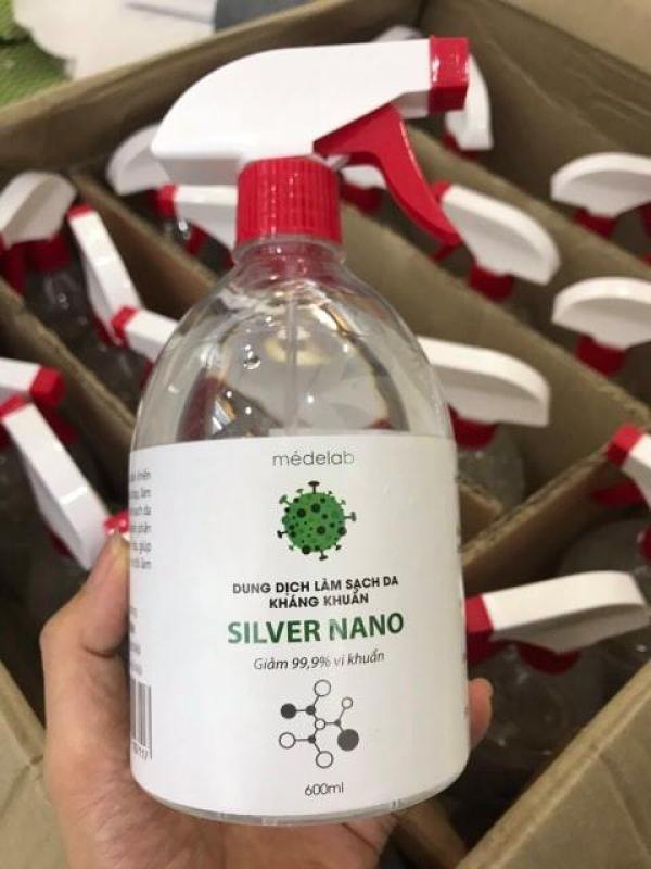 Nước rửa tay khô diệt khuẩn Nano bạc 600ml (SỞ Y TẾ CẤP PHÉP) cao cấp