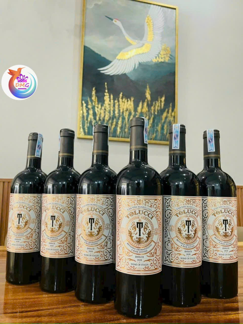[NHẬP KHẨU] VANG ĐỎ NGỌT (Ý) TOLUCCI SEMI - 750ML (10.5%) - DMG WINE