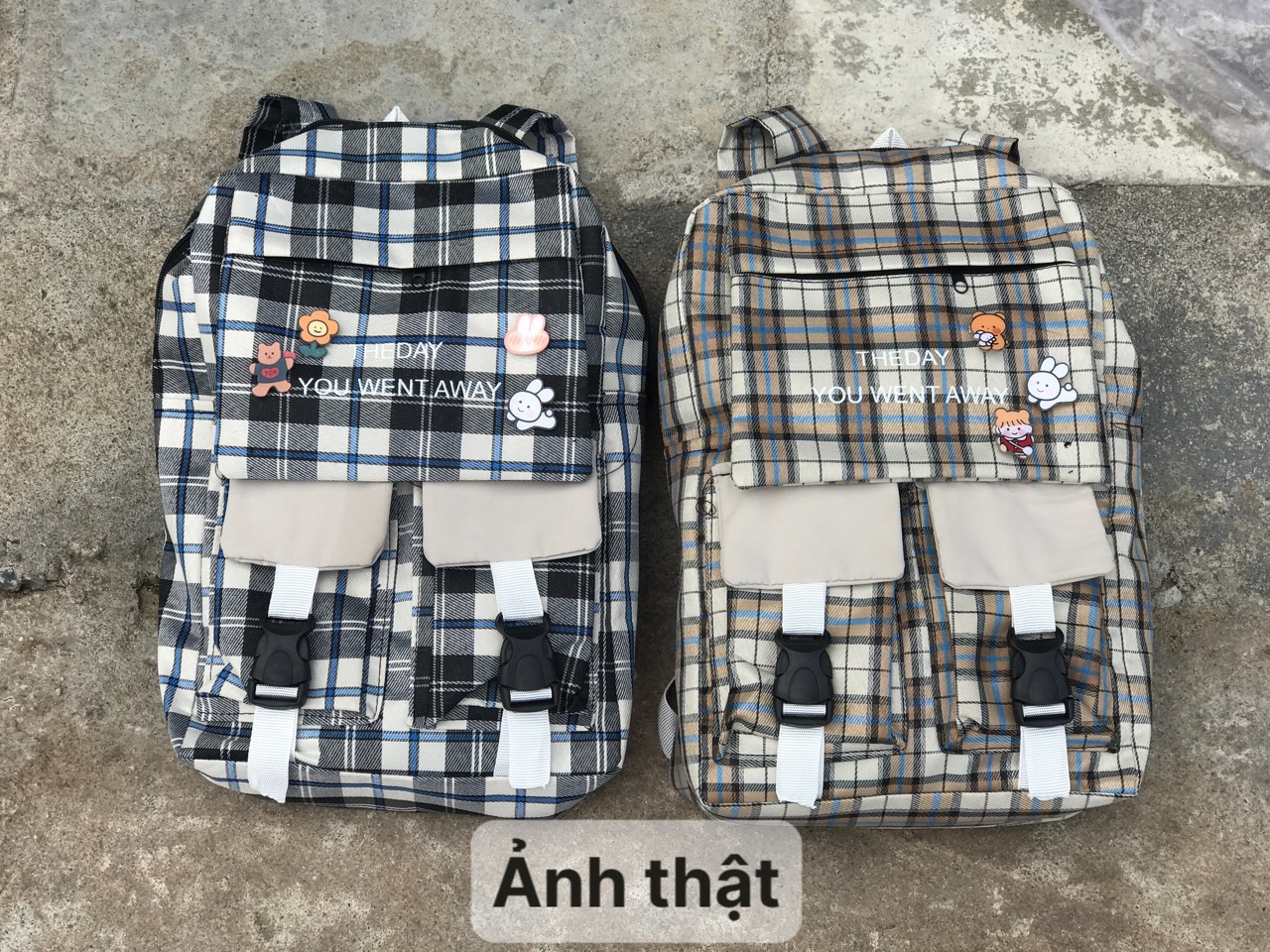 BALO CARO THE DAY VẢI KAKI (không kèm sticker)