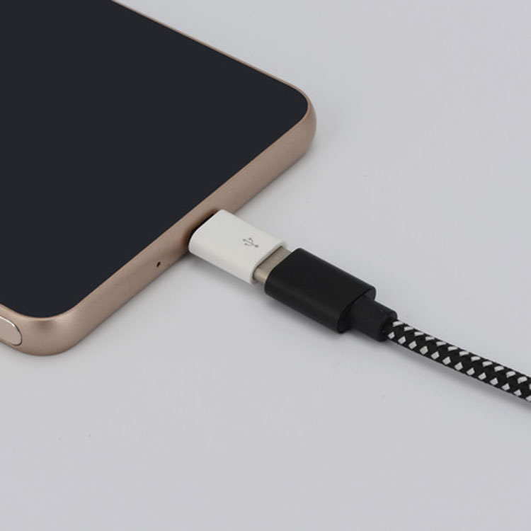 [HCM]Combo 4 đầu chuyển đổi từ Type C sang Micro USB (Đen)