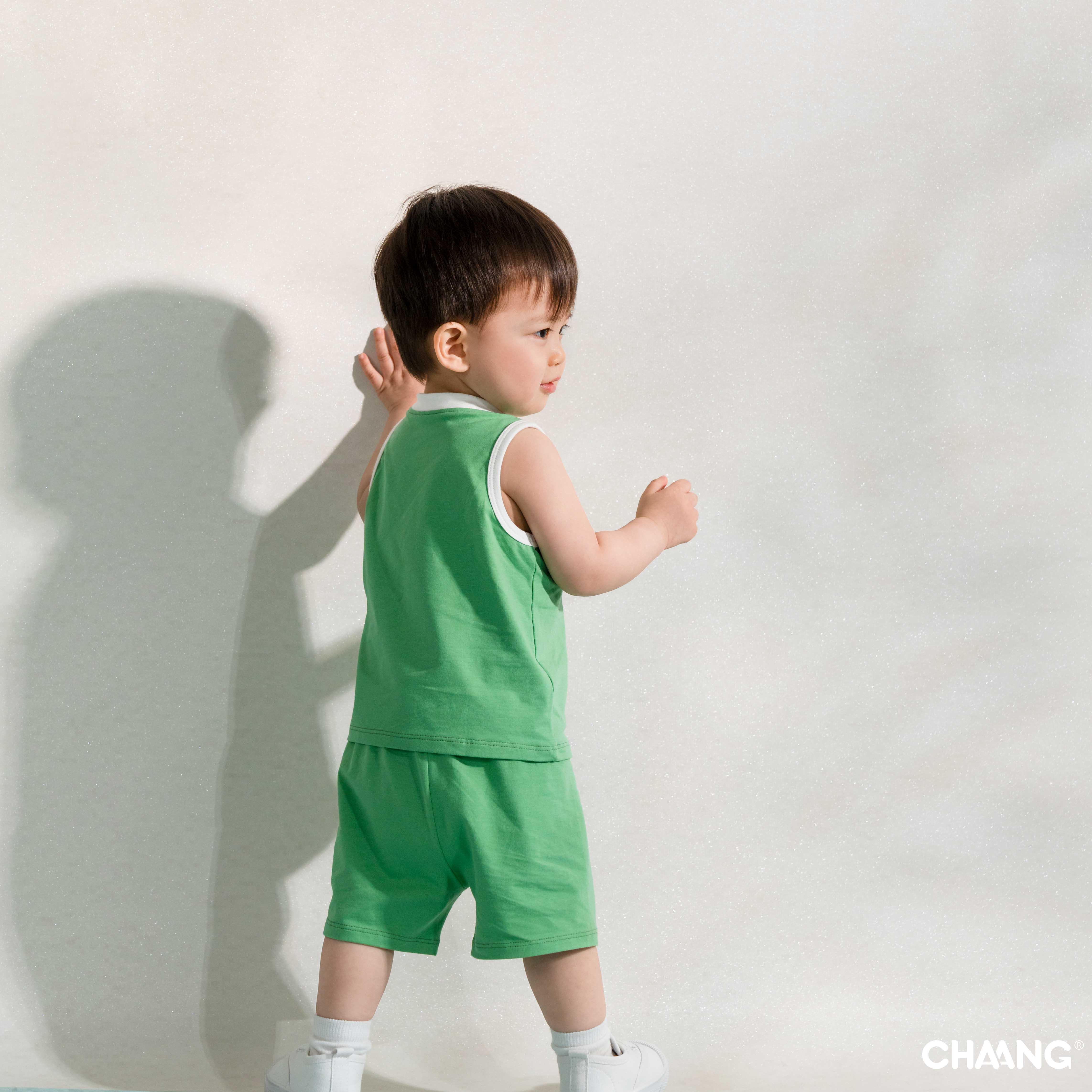 [CHAANG] Bộ quần áo ba lỗ bé trai Olympia Chaang