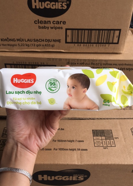 Khăn Giấy Ướt Em Bé Huggies