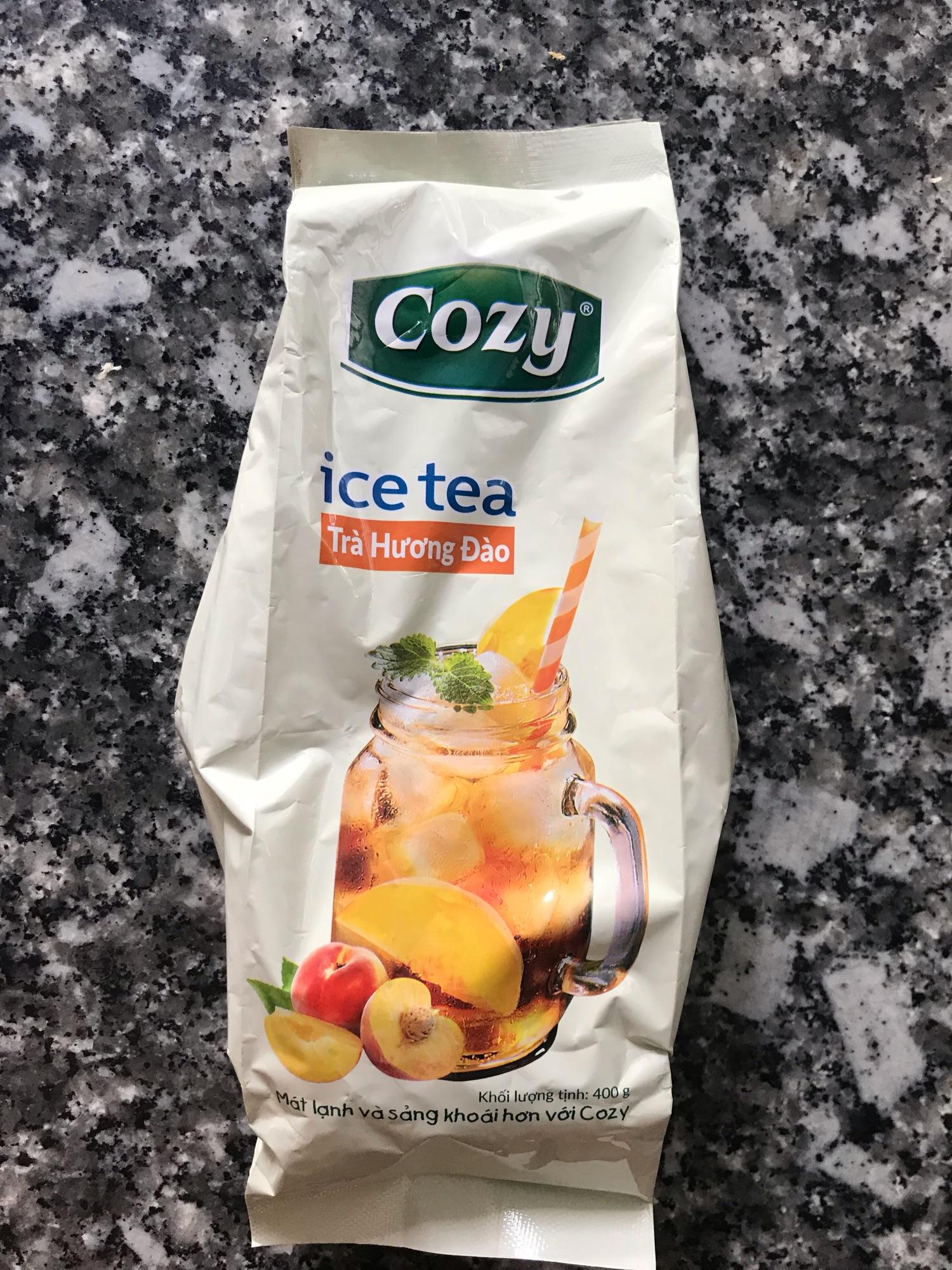 Trà đào hoà tan cozy 400g