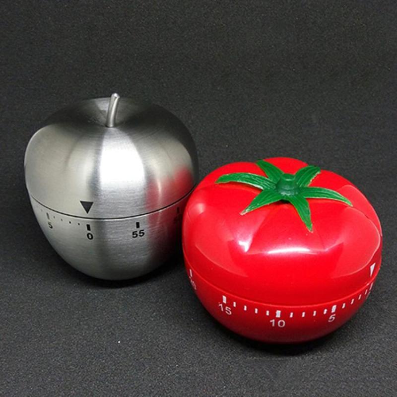 Combo 2 đồng hồ (cà chua, táo thép) Pomodoro - đồng hồ quản lý thời gian