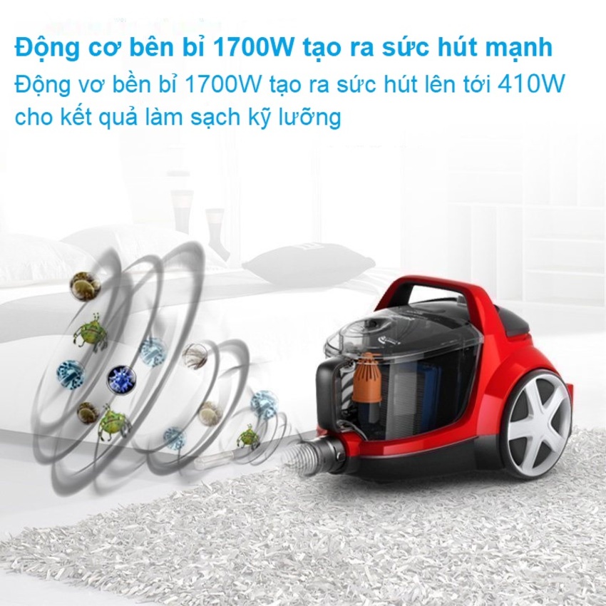 Philips PowerPro active fc8632 serial 5000 vacuum cleaner power 1700W