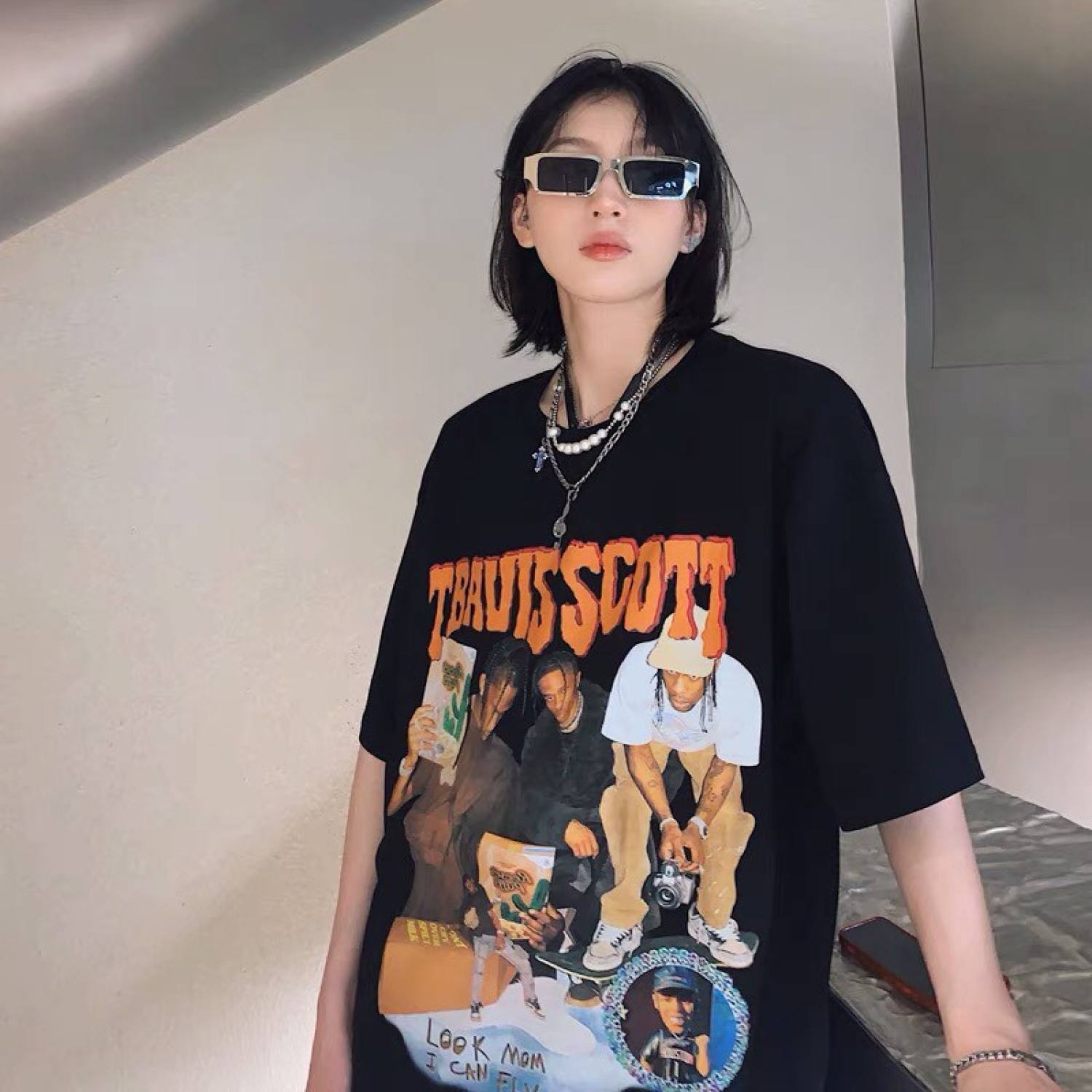 Áo Thun Tay Lỡ TRAVIS SCOTT HARI