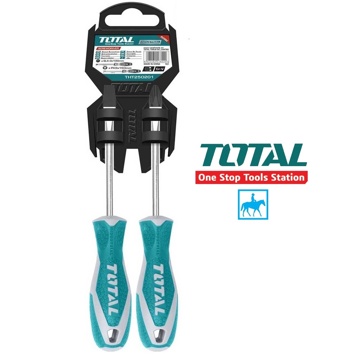 Bộ 8 cây tua vít dẹp và bake thép cr-v ingco hksd0828