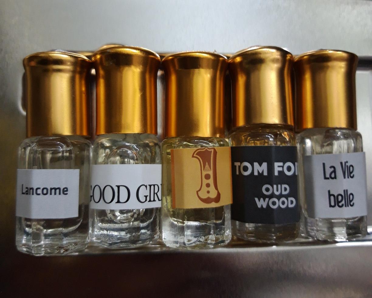 (Giá Sỉ khách) Bộ 5 Tinh dầu nước hoa Dubai mini 5ml