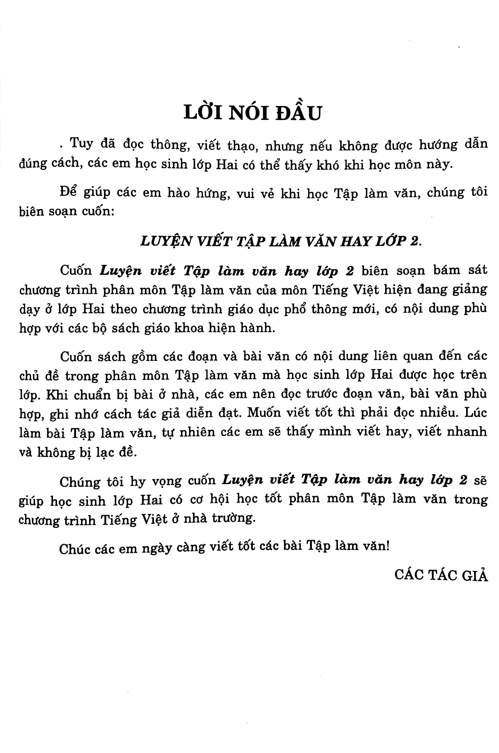 Sách Fahasa - Luyện Viết Tập Làm Văn Hay 2 (Theo Chương Trình Giáo Dục Phổ Thông Mới)